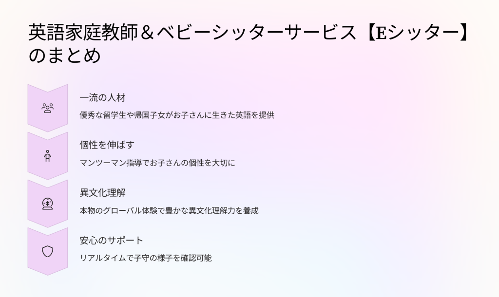 ベビーシッター 英会話 
