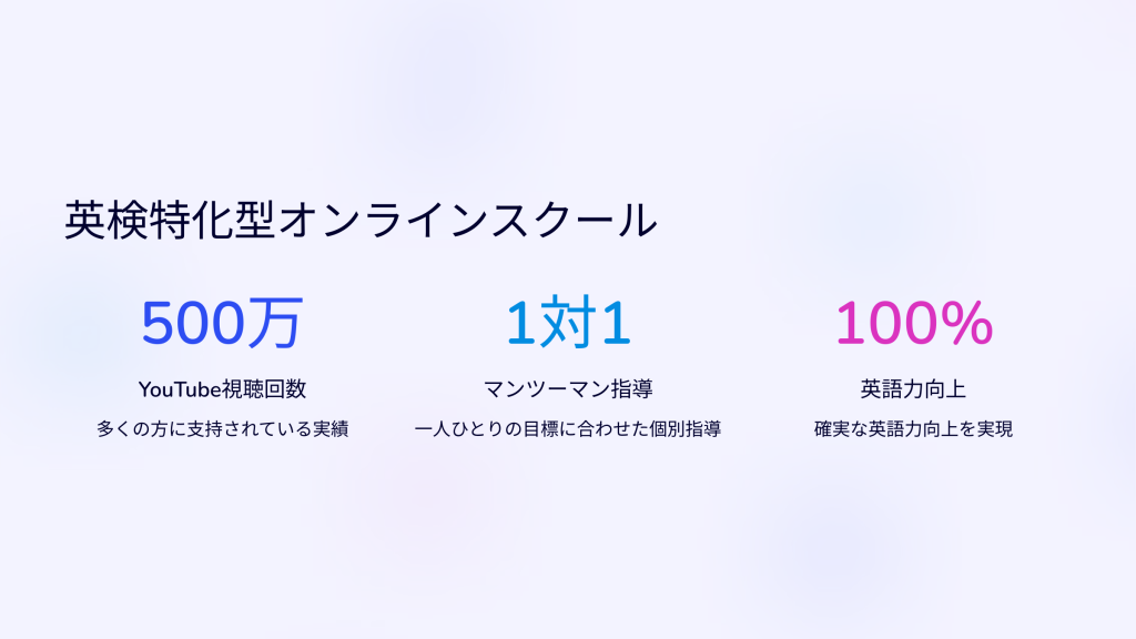 英検特化型オンラインスクール