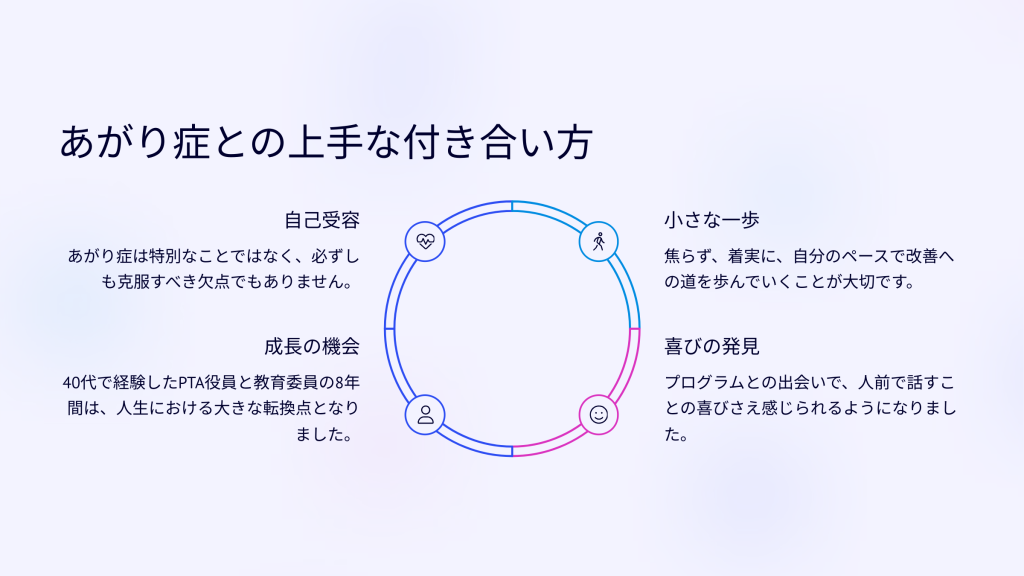 あがり症との上手な付き合い方