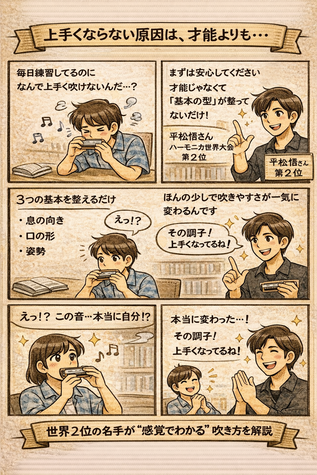ハーモニカ上達革命を徹底レビュー|世界2位が教えるからこそ“音”が変わる! 5 8d5214ec 3513 4ac8 abea 52745ac1e1b5