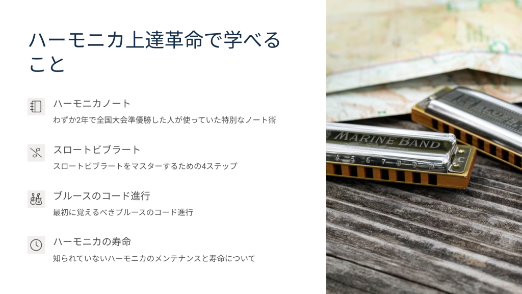ハーモニカの吹き方