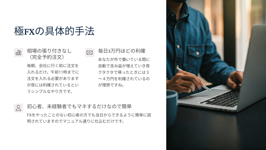 極FXの具体的手法