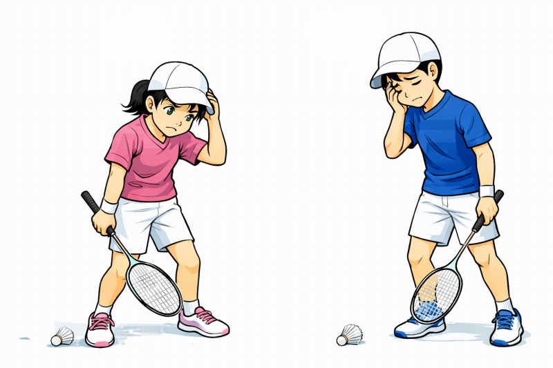 「試合で動けない…」 バドミントン ジュニア上達に役立つ小平ジュニアの練習方法 1 s 悩み