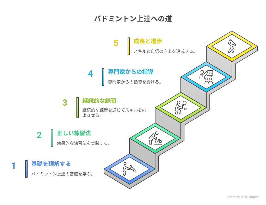 バドミントン　ジュニア　練習方法